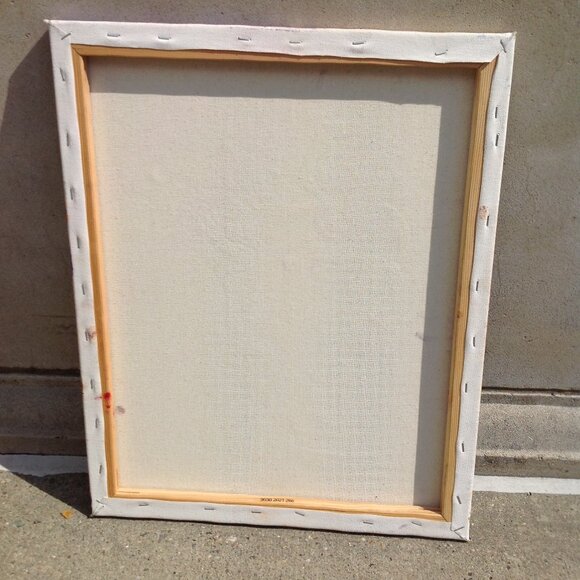 Unframed Original Art on Canvas "Favorite Plush Character Corner" 16" x 20" - Picture 12 of 12